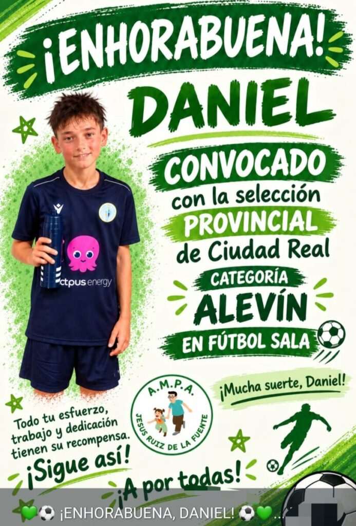💚⚽ ¡ENHORABUENA, DANIEL! ⚽💚